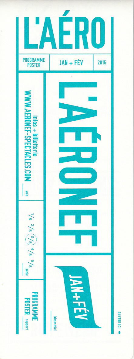 Programme Aeronef Lille 2015