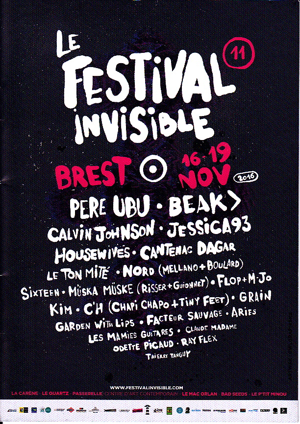 Programme Festival Invisible Brest