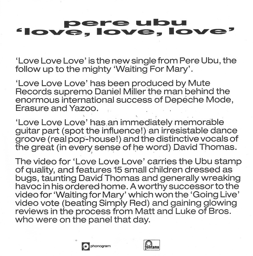 Dossier de presse GB Love Love Love